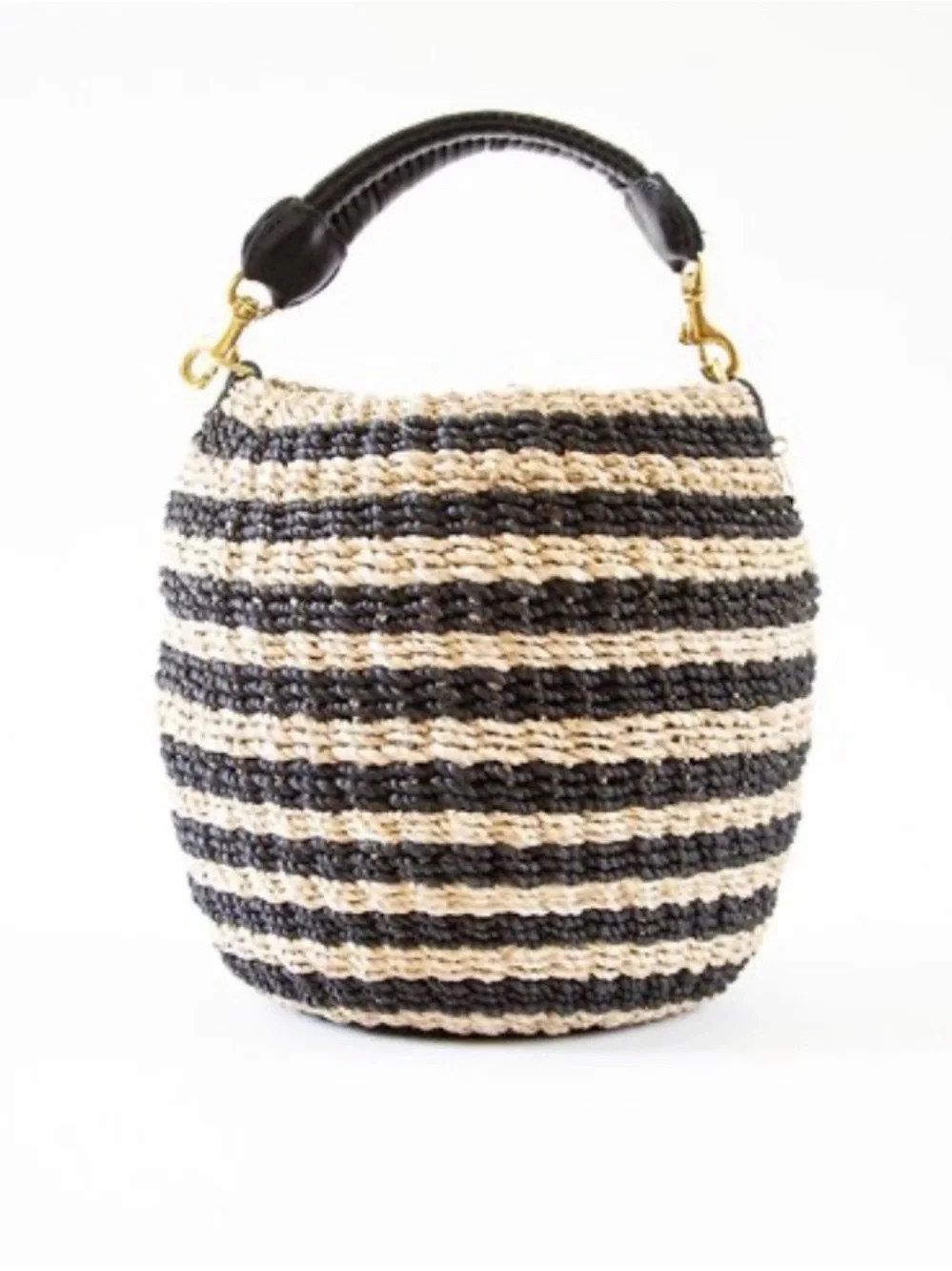 Clare V striped pot de miel basket bag - Picture 3 of 8